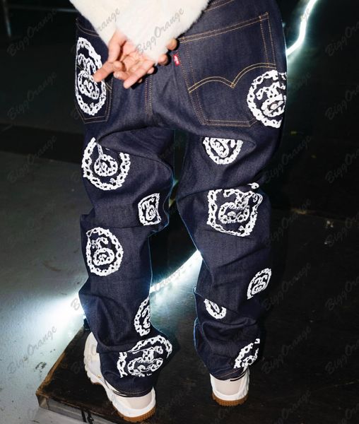 mens jeans four seasons comfortable clothing streetwear hip hop letter jeans mens loose straight pants teen couple clothes 230511, Blue
mens jeans four seasons comfortable clothing streetwear hip hop letter jeans mens loose straight pants teen couple clothes 230511, Blue