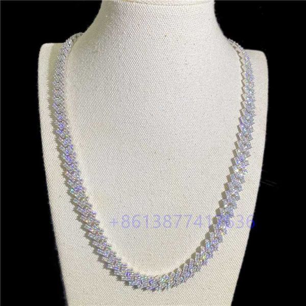 luxury 10mm 1 row 20mm 4 rows 925 sterling silver fully iced out vvs moissanite diamond cuban link chain
luxury 10mm 1 row 20mm 4 rows 925 sterling silver fully iced out vvs moissanite diamond cuban link chain