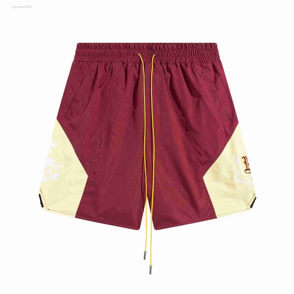 rhude shorts niche beauty trend embroidery color matching lace up elastic men's and casual five point shorts v1av, White;black
rhude shorts niche beauty trend embroidery color matching lace up elastic men's and casual five point shorts v1av, White;black