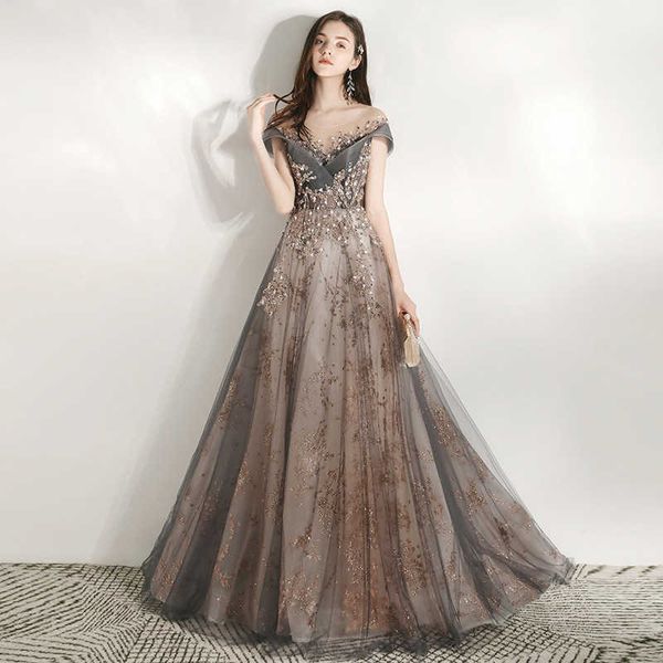 banquet evening dress off shoulder 2023 new style bridal wedding dress show host's evening dress, Black;pink
banquet evening dress off shoulder 2023 new style bridal wedding dress show host's evening dress, Black;pink