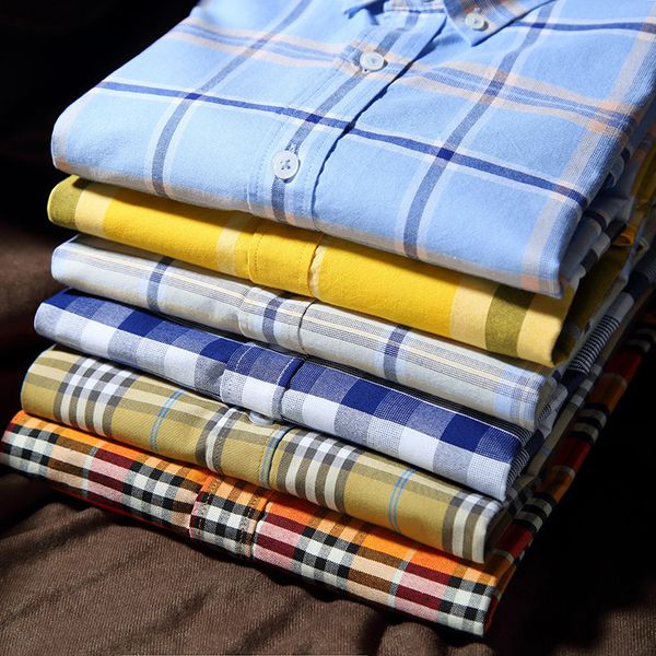 men's casual shirts spring and autumn cotton plaid longsleeved shirt male classic british casual business young middleaged 230511, White;black
men's casual shirts spring and autumn cotton plaid longsleeved shirt male classic british casual business young middleaged 230511, White;black