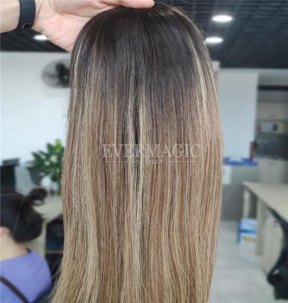 new coming stock balayage ombre blonde human hair ers mono with around base clips in pieces for thinning women4464098, Black;brown
new coming stock balayage ombre blonde human hair ers mono with around base clips in pieces for thinning women4464098, Black;brown