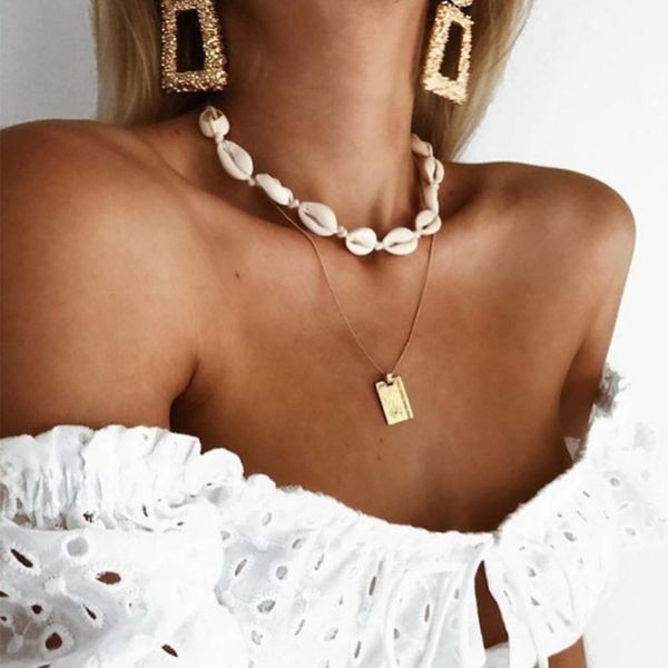 conch seashell necklace women jewelry summer beach shell choker bohemian rope cowrie beaded necklaces handmade collar female, Silver
conch seashell necklace women jewelry summer beach shell choker bohemian rope cowrie beaded necklaces handmade collar female, Silver