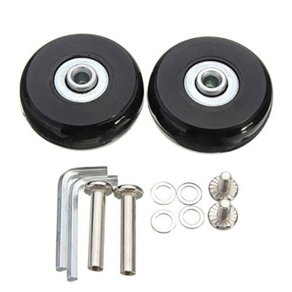 bag parts accessories repair set durable silent rubber sliding practical axles replacement casters luggage wheel universal travel flexible s, Black
bag parts accessories repair set durable silent rubber sliding practical axles replacement casters luggage wheel universal travel flexible s, Black