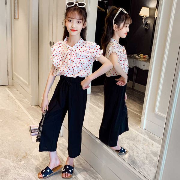 clothing sets summer children's clothing sets for girls dot short sleeve shirt + pants 2pcs kids clothes suit school girl tracksuit 6 8, White
clothing sets summer children's clothing sets for girls dot short sleeve shirt + pants 2pcs kids clothes suit school girl tracksuit 6 8, White