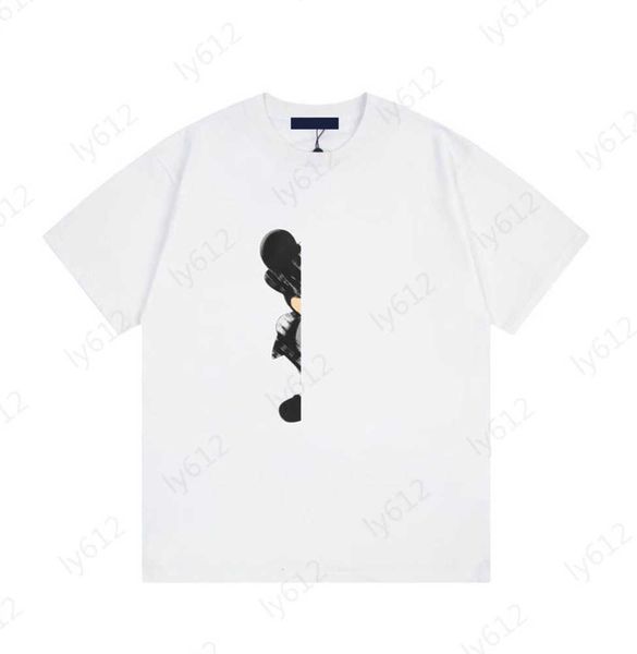white fashion designer mens t shirts versatile loose fitting classic digital cartoon pattern printing design pure cotton round neck short sl, White;black
white fashion designer mens t shirts versatile loose fitting classic digital cartoon pattern printing design pure cotton round neck short sl, White;black