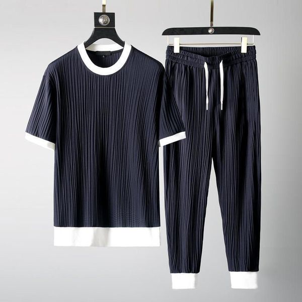 men's tracksuits men's two piece set summer thin casual t-shirts suit tracksuit men elastic sweatpants breathable pleated long tro, Gray
men's tracksuits men's two piece set summer thin casual t-shirts suit tracksuit men elastic sweatpants breathable pleated long tro, Gray