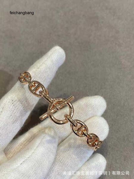 luxury h ermes designer bracelets hollow out pig nose simple style fashion v gold thick smooth face couple, Black
luxury h ermes designer bracelets hollow out pig nose simple style fashion v gold thick smooth face couple, Black
