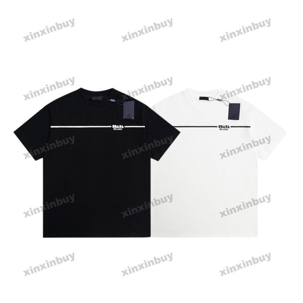 xinxinbuy men designer tee t shirt 23ss stripe print milan short sleeve cotton women gray white black xs-xl, Black;brown
xinxinbuy men designer tee t shirt 23ss stripe print milan short sleeve cotton women gray white black xs-xl, Black;brown