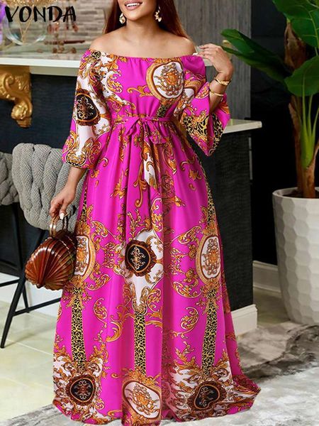 casual dresses vonda women printed party dress off shoulder long lantern sleeve bohemian sundress belted vintage maxi robe oversized 230511, Black;gray
casual dresses vonda women printed party dress off shoulder long lantern sleeve bohemian sundress belted vintage maxi robe oversized 230511, Black;gray