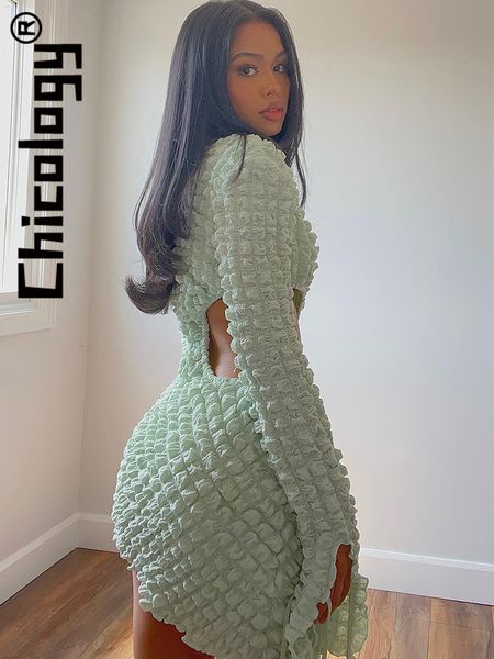 casual dresses chikologi wanita padat suar lengan panjang berongga gaun mini musim panas docycon seksi streetwear ulang tahun birhday pakaia, Black;gray
casual dresses chikologi wanita padat suar lengan panjang berongga gaun mini musim panas docycon seksi streetwear ulang tahun birhday pakaia, Black;gray
