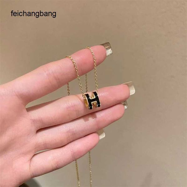 casual h ermes designer necklace silver plated junior high grade h letter women s versatile sweater chain bone mesh red accessory neckchain, Black
casual h ermes designer necklace silver plated junior high grade h letter women s versatile sweater chain bone mesh red accessory neckchain, Black