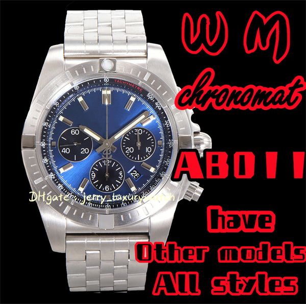wm bre chronomat ab011 luxury men's watch chronograph 44mm with asia 7750 self-winding mechanical movement diameter 300 meters waterpro, Slivery;brown
wm bre chronomat ab011 luxury men's watch chronograph 44mm with asia 7750 self-winding mechanical movement diameter 300 meters waterpro, Slivery;brown