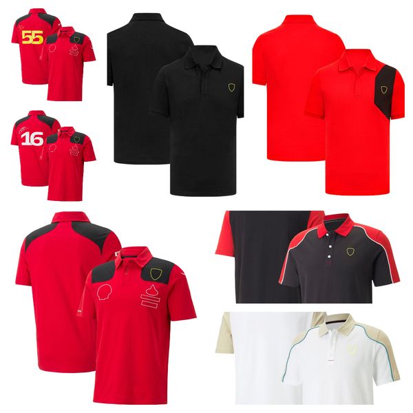 2023 f1 racing suit formula one team polo shirt summer red short-sleeved lapel t-shirt customized for men and women.
2023 f1 racing suit formula one team polo shirt summer red short-sleeved lapel t-shirt customized for men and women.