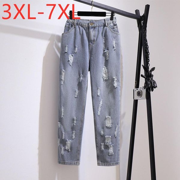 pants new ladies autumn winter plus size harem jeans for women large loose straight hole cotton blue denim pants 3xl 4xl 5xl 6xl 7xl, Black
pants new ladies autumn winter plus size harem jeans for women large loose straight hole cotton blue denim pants 3xl 4xl 5xl 6xl 7xl, Black
