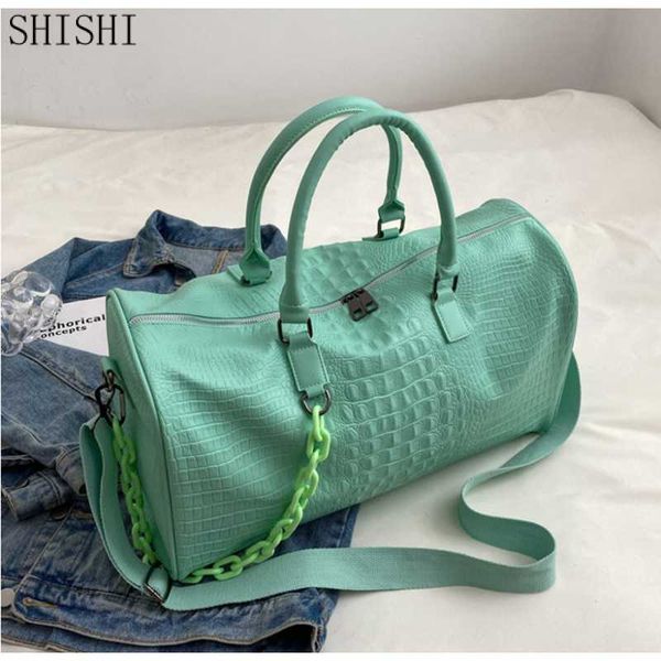 duffel bags fashion chain print travel men women large capacity luxury luggage handbag female soft leather shoulder 230424
duffel bags fashion chain print travel men women large capacity luxury luggage handbag female soft leather shoulder 230424