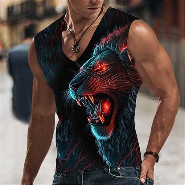 rukas sleeveless t-shirt sleeveless men's graphic animal lion v-neck clothing 3d printing sports running sleeveless 3d printing origina, White;black
rukas sleeveless t-shirt sleeveless men's graphic animal lion v-neck clothing 3d printing sports running sleeveless 3d printing origina, White;black