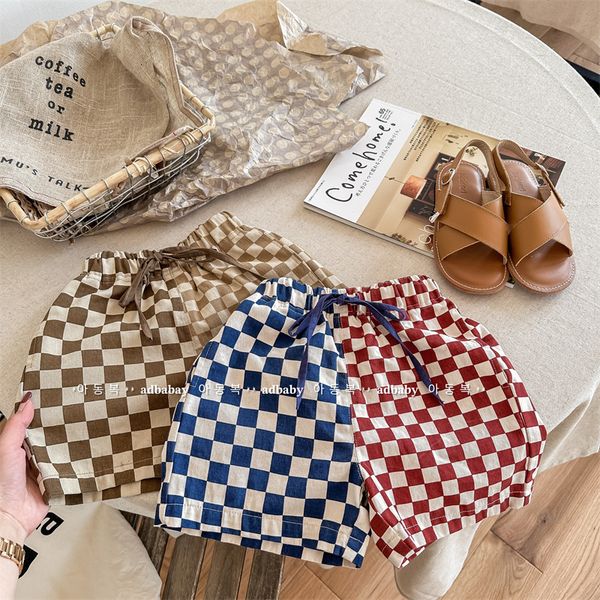 shorts 2023 summer children plaid fashion boys girls casual pants cotton baby short kids clothing 230510, Black
shorts 2023 summer children plaid fashion boys girls casual pants cotton baby short kids clothing 230510, Black