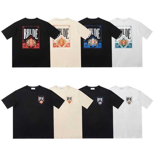 chaopai rhude t-shirt micro label letter card printed couple high street loose short sleeve t-shirt, White;black
chaopai rhude t-shirt micro label letter card printed couple high street loose short sleeve t-shirt, White;black