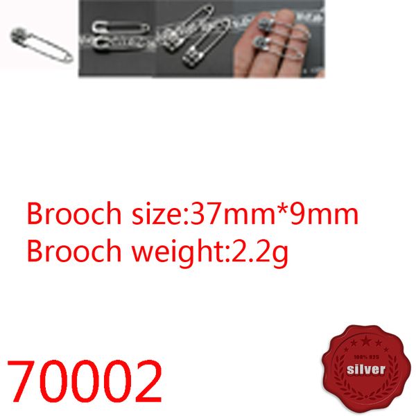 70002 fashion brooch pin s925 sterling silver cross flower letter personalized vintage punk hip hop jewelry decoration accessories, Gray
70002 fashion brooch pin s925 sterling silver cross flower letter personalized vintage punk hip hop jewelry decoration accessories, Gray