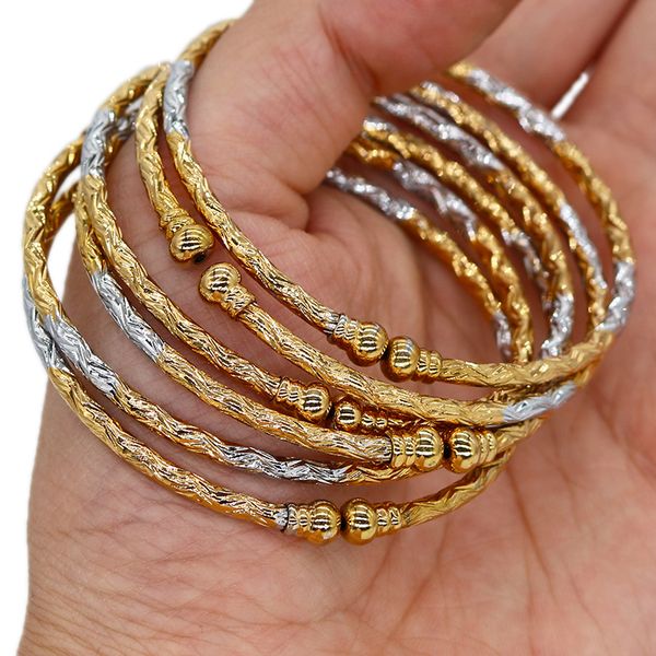 bangle dubai ladies bracelet two color ball bracelet african silver white indian gold bracelet girl wedding bridal jewelry gift 230511, Black
bangle dubai ladies bracelet two color ball bracelet african silver white indian gold bracelet girl wedding bridal jewelry gift 230511, Black