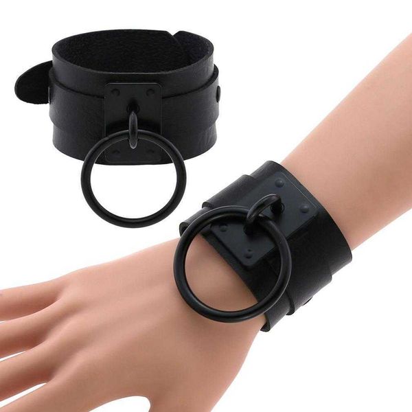 harajuku gothic o shaped rings bangle bracelet performance street dance handmade pu ring metal wristband, Golden;silver
harajuku gothic o shaped rings bangle bracelet performance street dance handmade pu ring metal wristband, Golden;silver