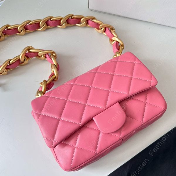 new thick chain flap bag luxury sheepskin women shoulder bag crossbody designer bags handbag and pink mini designers bags
new thick chain flap bag luxury sheepskin women shoulder bag crossbody designer bags handbag and pink mini designers bags