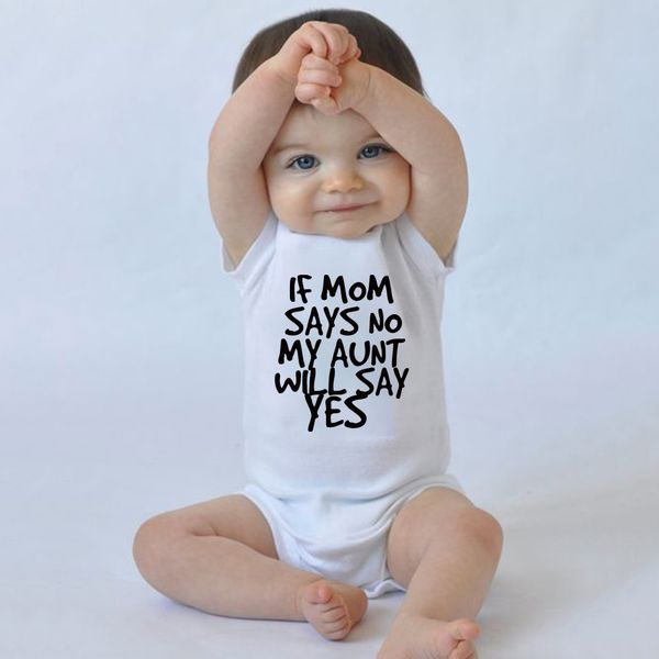 newborn baby summer rompers if mom says no my aunt will say yes letter print girl boy clothing 100%cotton rompers jumpsuit 0-24m, Blue
newborn baby summer rompers if mom says no my aunt will say yes letter print girl boy clothing 100%cotton rompers jumpsuit 0-24m, Blue
