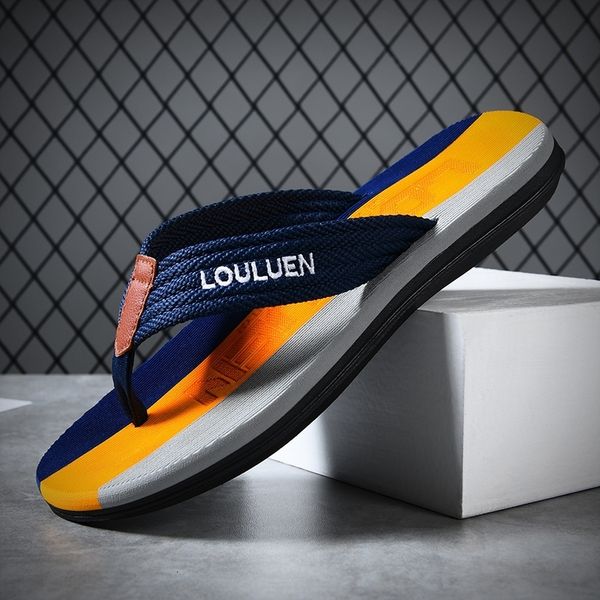 slippers brand men flip flops summer beach fashion trend breathable outdoor casual 230510, Black
slippers brand men flip flops summer beach fashion trend breathable outdoor casual 230510, Black