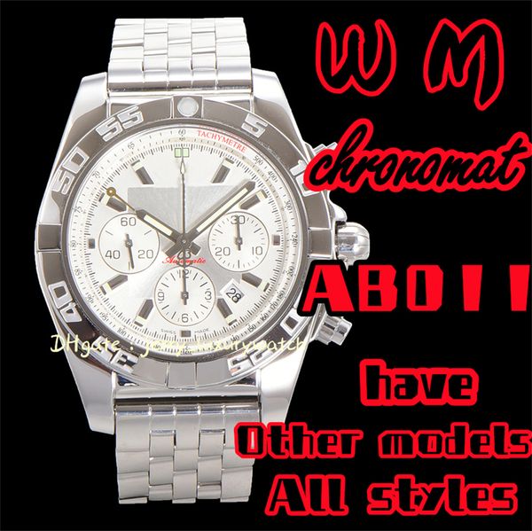 wm bre chronomat ab011 luxury men's watch chronograph 44mm with asia 7750 self-winding mechanical movement diameter 300 meters waterpro, Slivery;brown
wm bre chronomat ab011 luxury men's watch chronograph 44mm with asia 7750 self-winding mechanical movement diameter 300 meters waterpro, Slivery;brown
