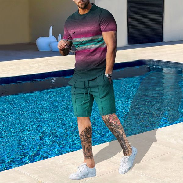 men's tracksuits arrival summer tracksuit for men short sleeve t shirt shorts 2 piece set oversized casual fashion sportwear outfits cl, Gray
men's tracksuits arrival summer tracksuit for men short sleeve t shirt shorts 2 piece set oversized casual fashion sportwear outfits cl, Gray