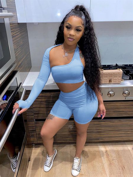 women's two piece pants chronstyle 2 set hollow out single long sleeve t-shirts crop fitness biker shorts women tracksuits outfits 230, White
women's two piece pants chronstyle 2 set hollow out single long sleeve t-shirts crop fitness biker shorts women tracksuits outfits 230, White