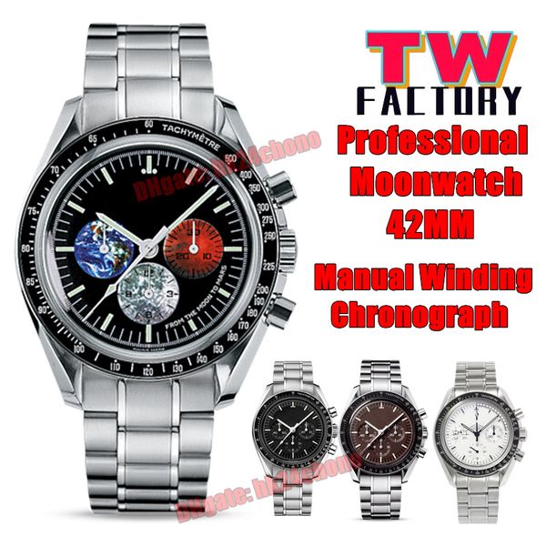 tw factory watches twf professional 42mm moonwatch mechanical hand-winding chronograph mens watch black dial 316l stainless steel bracelet g, Slivery;brown
tw factory watches twf professional 42mm moonwatch mechanical hand-winding chronograph mens watch black dial 316l stainless steel bracelet g, Slivery;brown