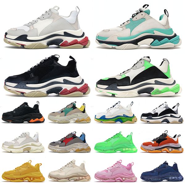classic triple s og designer shoes triple-s old grandpa luxury loafers clear sole crystal bottom vintage trainers men women sneakers platfor, Black
classic triple s og designer shoes triple-s old grandpa luxury loafers clear sole crystal bottom vintage trainers men women sneakers platfor, Black