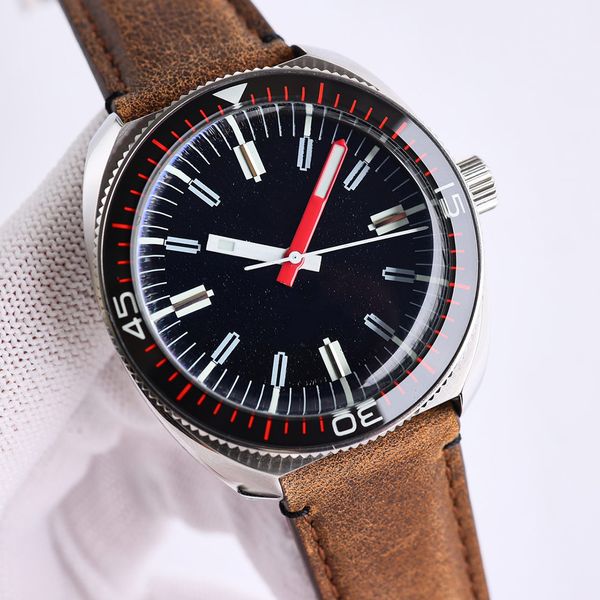mens watch automatic mechanical 9015 watches 43mm luminous wristwatch sapphire waterproof swimming 904l stainless steel montre de luxe, Slivery;brown
mens watch automatic mechanical 9015 watches 43mm luminous wristwatch sapphire waterproof swimming 904l stainless steel montre de luxe, Slivery;brown