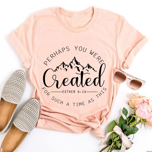 women's t shirt mungkin anda dibuat kaus grafis kristen esther 4 14 pakaian kawaii pilihan iman l 230510, White
women's t shirt mungkin anda dibuat kaus grafis kristen esther 4 14 pakaian kawaii pilihan iman l 230510, White