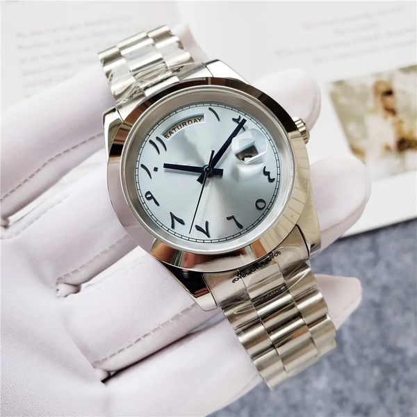 men's high-quality aaa double calendar watch size 40mm 904l stainless steel bracelet sapphire glass waterproof watch mechanical watch, Slivery;golden
men's high-quality aaa double calendar watch size 40mm 904l stainless steel bracelet sapphire glass waterproof watch mechanical watch, Slivery;golden