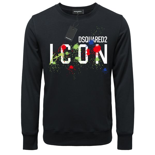 new dsquared2 dsq2 icon d2 men's sweatshirts classic casual fashion trend for men and women o-neck long-sleeved simple cotton pullover, Black
new dsquared2 dsq2 icon d2 men's sweatshirts classic casual fashion trend for men and women o-neck long-sleeved simple cotton pullover, Black