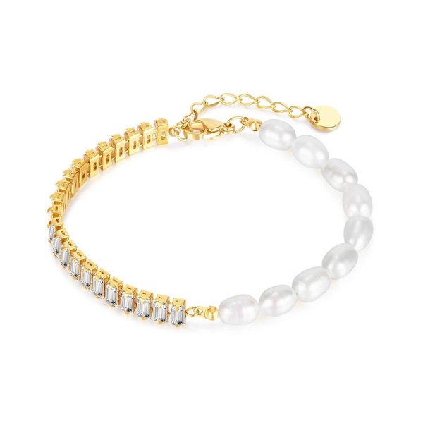 jewelry accessories wholesale niche personality pearl bracelet female affordable fashion zircon titanium steel ornament, Golden;silver
jewelry accessories wholesale niche personality pearl bracelet female affordable fashion zircon titanium steel ornament, Golden;silver
