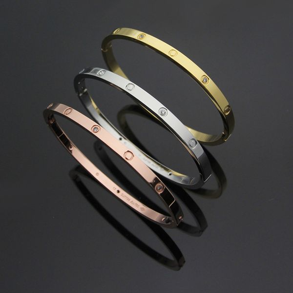 4mm thin gold bracelet clover bracelets designer jewellery rose gold silver plated titanium zircon tennis bracelet love bangle cuff bracelet, Black
4mm thin gold bracelet clover bracelets designer jewellery rose gold silver plated titanium zircon tennis bracelet love bangle cuff bracelet, Black