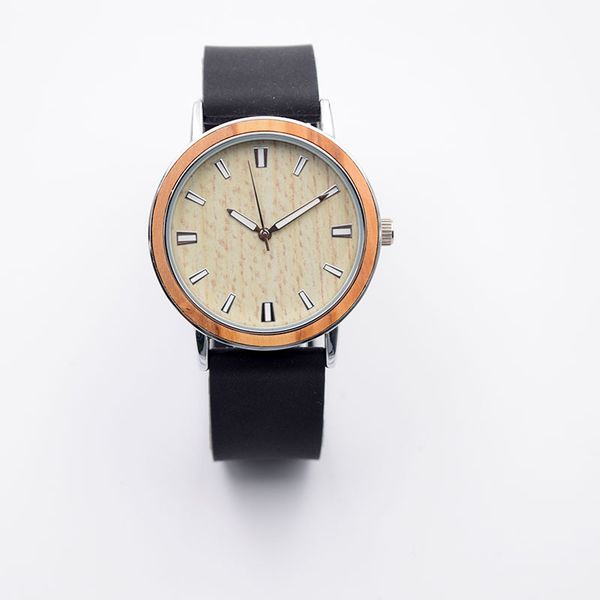 wristwatches business men's and women's watch quartz wooden metal case solid wood surface belt, Slivery;black
wristwatches business men's and women's watch quartz wooden metal case solid wood surface belt, Slivery;black