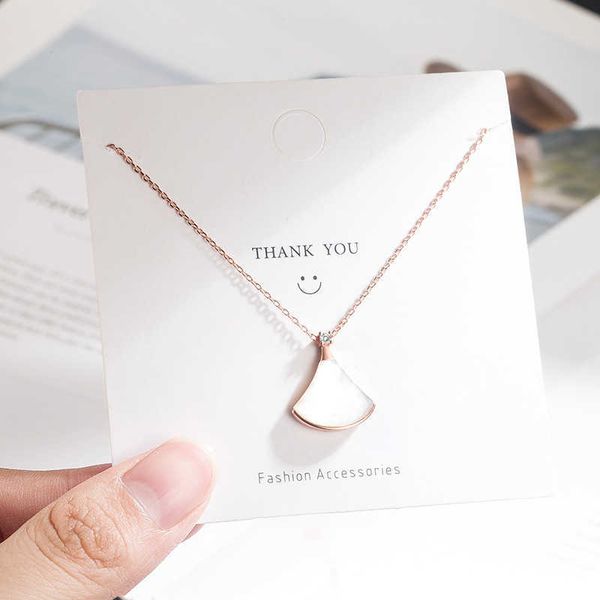 s925 sterling silver pendant fan-shaped pendulum necklace white fritillaria agate small skirt collarbone chain women's net red simple n
s925 sterling silver pendant fan-shaped pendulum necklace white fritillaria agate small skirt collarbone chain women's net red simple n
