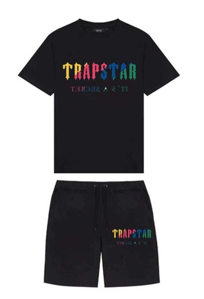 summer new trapstar london shooter short-sleeved t shirt suit chenille decoding black ice flavor 2.0 men's round neck t-shirt shorts61, Gray
summer new trapstar london shooter short-sleeved t shirt suit chenille decoding black ice flavor 2.0 men's round neck t-shirt shorts61, Gray
