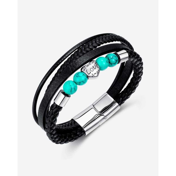 accessories wholesale fashion simple handmade woven leather bracelet jewelry personality beads heart mens, Golden;silver
accessories wholesale fashion simple handmade woven leather bracelet jewelry personality beads heart mens, Golden;silver