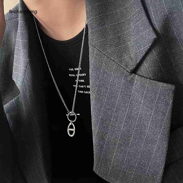 luxury h ermes designer necklace titanium steel pig nose versatile and minimalist ins hip hop pendant sweater chain decoration colorless new, Black
luxury h ermes designer necklace titanium steel pig nose versatile and minimalist ins hip hop pendant sweater chain decoration colorless new, Black
