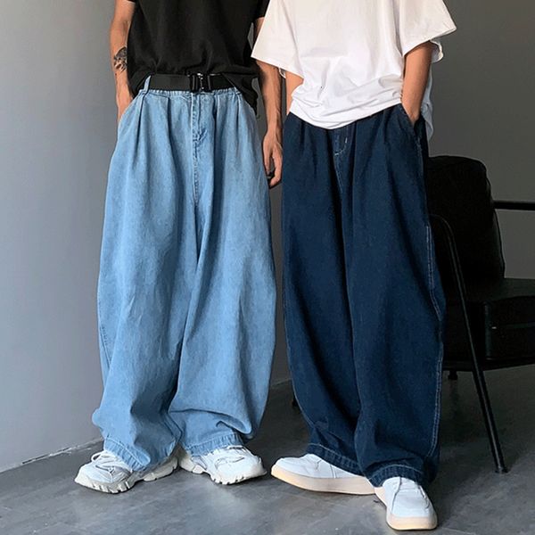 mens jeans wide leg cargo pants streetwear baggy spring autumn men korean jeans loose straight male brand clothing blue 230511
mens jeans wide leg cargo pants streetwear baggy spring autumn men korean jeans loose straight male brand clothing blue 230511