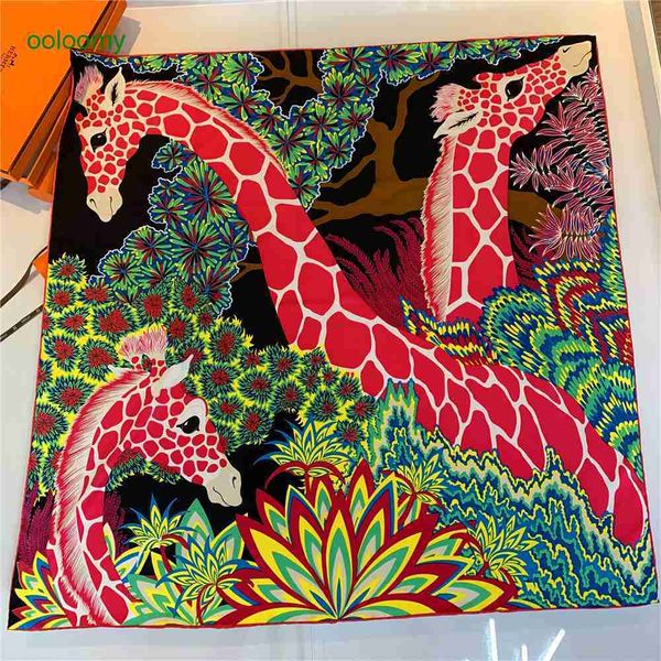 hemres designer scarves korean versatile women's 90cm jungle giraffe printed square paired with shirts professional decoration neck sca, Blue;gray
hemres designer scarves korean versatile women's 90cm jungle giraffe printed square paired with shirts professional decoration neck sca, Blue;gray