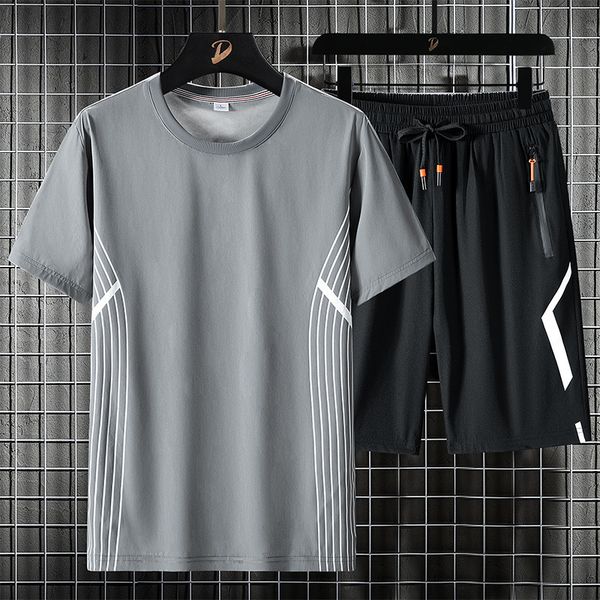 men's tracksuits t-shirt shorts summer fashion for men set two piece black tracksuit hip hop streetwear running sport oversize 8xl clot, Gray
men's tracksuits t-shirt shorts summer fashion for men set two piece black tracksuit hip hop streetwear running sport oversize 8xl clot, Gray