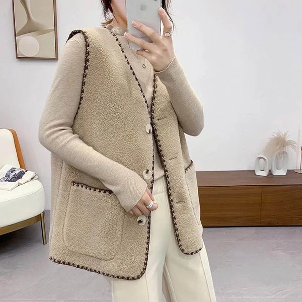 women's vests women's faux fur lamb wool coat vest sleeveless cardigan warmth wholesale jacket 230511, Black;white
women's vests women's faux fur lamb wool coat vest sleeveless cardigan warmth wholesale jacket 230511, Black;white