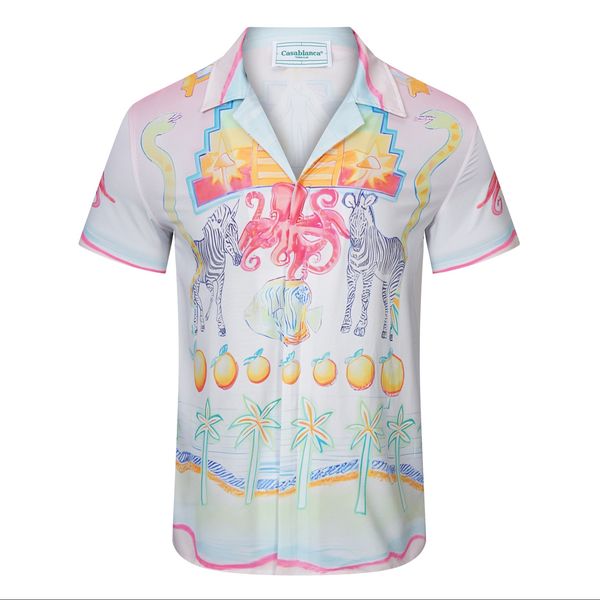 fanglue casablanca 23 meditation biology romantic cuban collar hawaiian short shirt, White;black
fanglue casablanca 23 meditation biology romantic cuban collar hawaiian short shirt, White;black